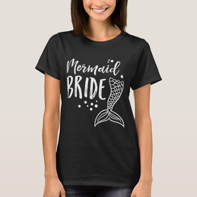 Mermaid Bride Stag Party Women MP T-Shirt (Front)