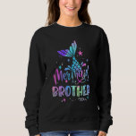 Mermaid Brother Funny Women Family Matching 1st Bi Sweatshirt<br><div class="desc">Mermaid Brother Funny Women Family Matching 1st Birthday</div>