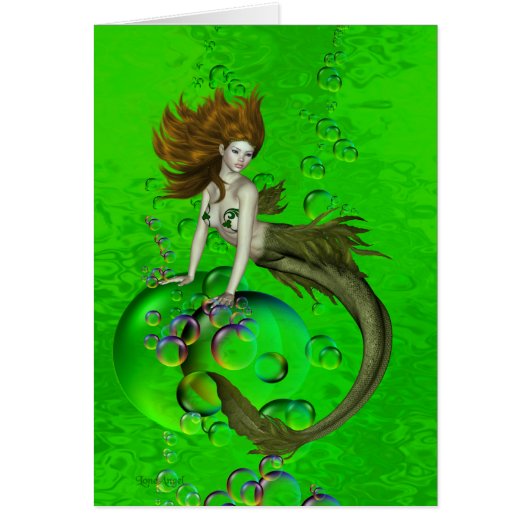 Mermaid Bubbles Cards (Front)