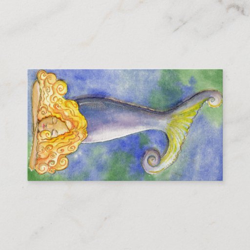 Customizable Mermaid Business Card