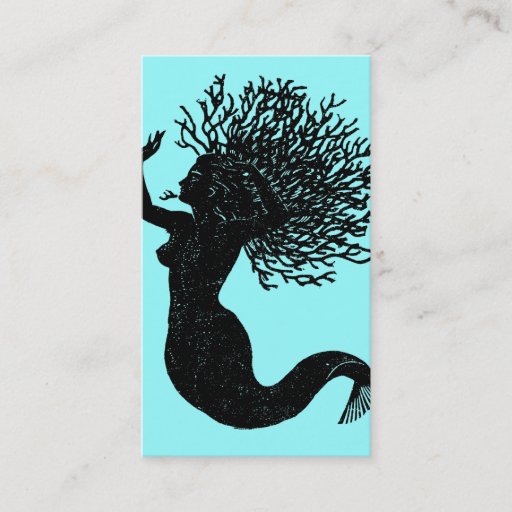 Customizable Mermaid Business Card Templates