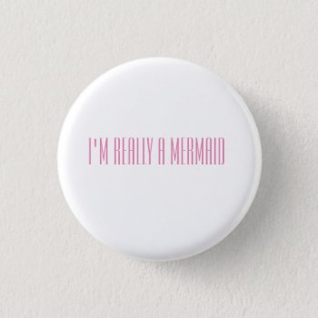 Mermaid Button by AYLEHN at Zazzle