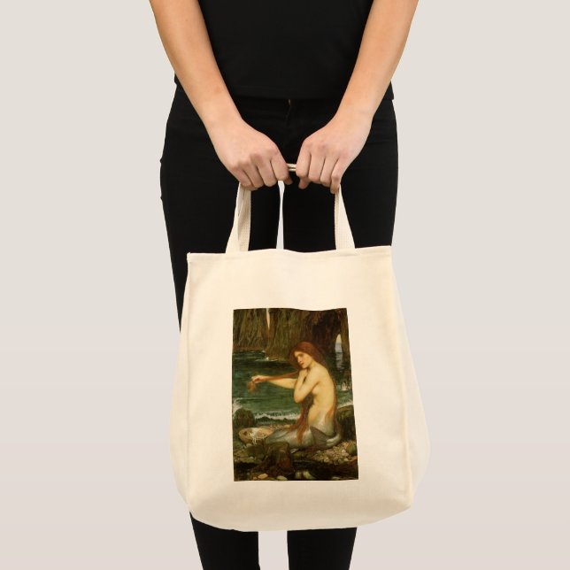 Mermaid by John William Waterhouse Tote Bag (Front (Product))