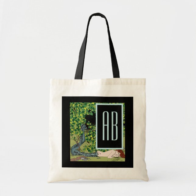Mermaid by Koloman Moser Tote Bag (Front)