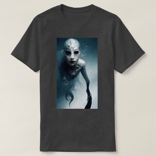 Mermaid by Midjourneys Real Life Mermaid Series T-Shirt (Design Front)
