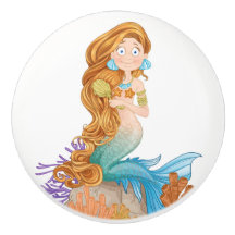 Mermaid Cabinet / Drawer Knobs - SRF