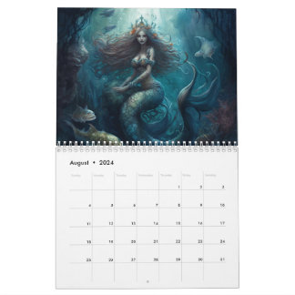 Mermaid Calendar