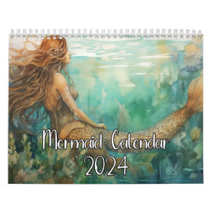 Mermaid Calendar 2024, Whimsical Mermaids