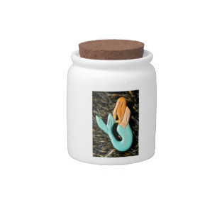 mermaid candy jar