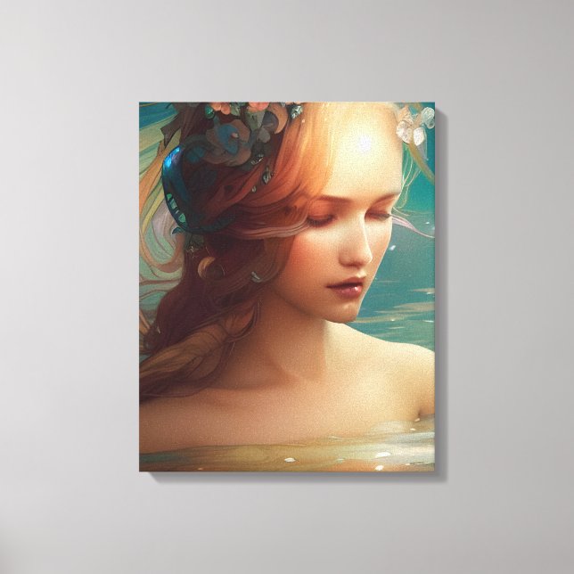 Mermaid  canvas print (Front)