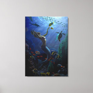 Mermaid Canvas Print