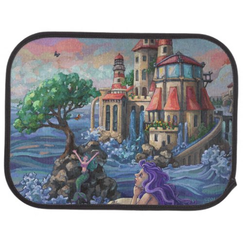 Mermaid Castle Car Floor Mat