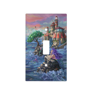 Mermaid Castle Light Switch Cover