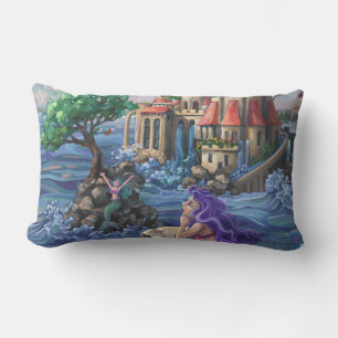 Mermaid Castle Lumbar Pillow