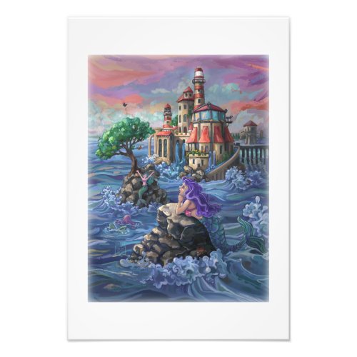 Mermaid Castle Photo Print