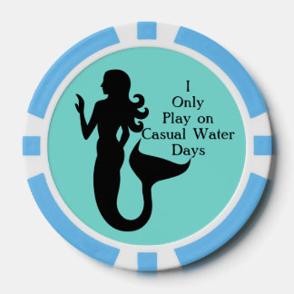 Mermaid Casual Water Days Sea Golf Ball Marker Poker Chips