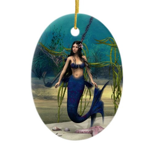 Mermaid Ceramic Ornament