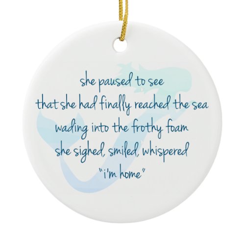 Mermaid Ceramic Ornament