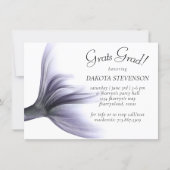 Mermaid Chic | Dusty Lavender Purple Graduation Invitation (Front)