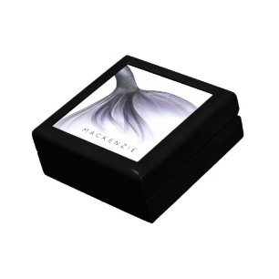 Mermaid Chic Tail Dusty Lavender Purple Custom Gift Box