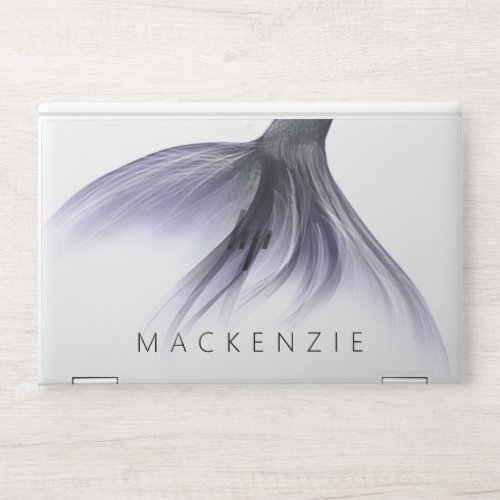 Mermaid Chic Tail  Dusty Lavender Purple Custom HP Laptop Skin