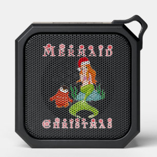 Mermaid Christmas and Funny Penguin Bluetooth Speaker