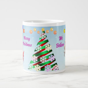 Mermaid Christmas Giant Coffee Mug