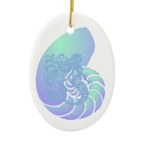 Mermaid Christmas Ornament