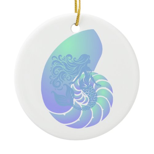 Mermaid Christmas Ornament