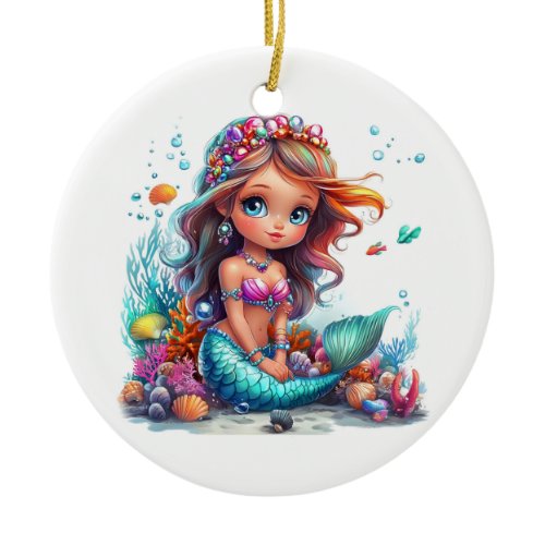 Mermaid Christmas Ornament