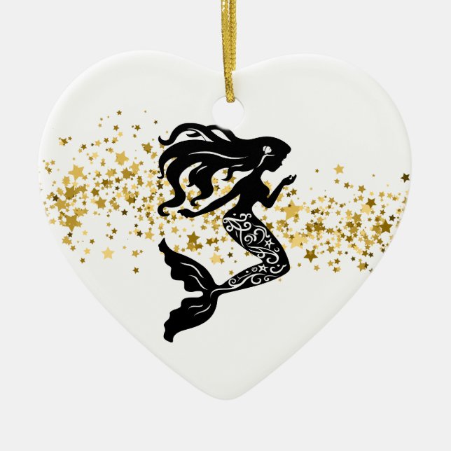 Mermaid Christmas Ornament (Front)
