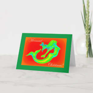 Mermaid Christmas Thunder_Cove Holiday Card