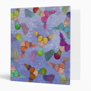 Mermaid Collage 3 Ring Binder