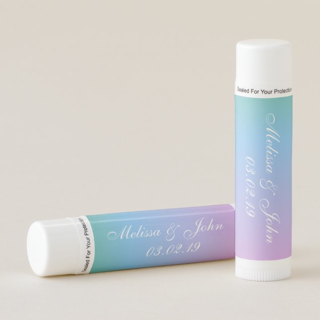 Mermaid Colorful Ombre Lip Balm (Front)