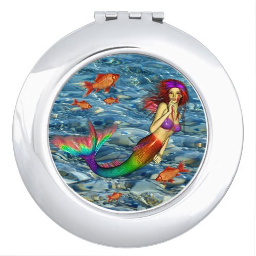 MERMAID COMPACT MIRROR