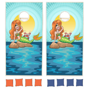 Mermaid Cornhole Set