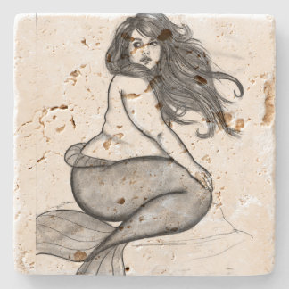 Mermaid Coster Stone Coaster