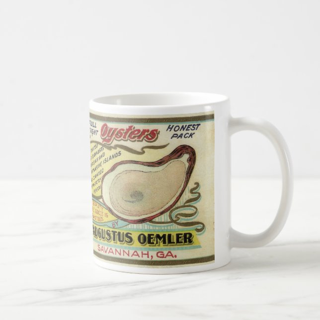 Mermaid Cove Oysters Coffee Mug (Right)