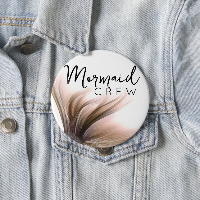Mermaid Crew | Terracotta Soft Peach Bachelorette Button (In Situ)
