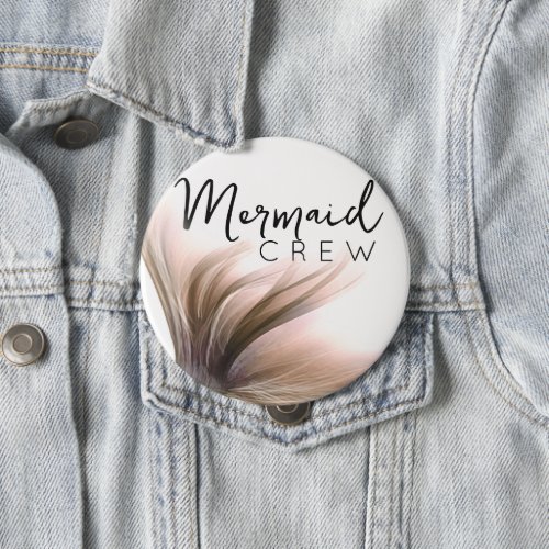 Mermaid Crew  Terracotta Soft Peach Bachelorette Button