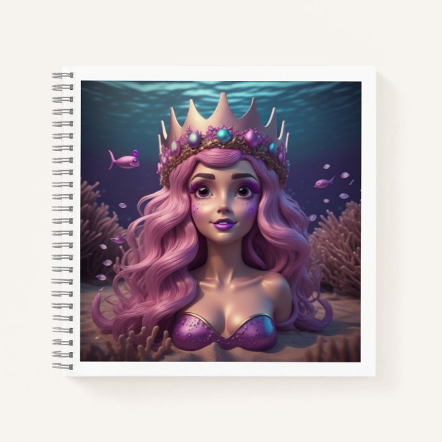 Mermaid Crown Notebook (Front)
