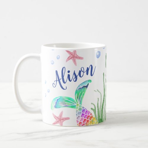 Mermaid Custom Name Mug