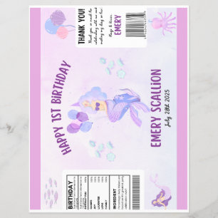 Mermaid Customizable Chip Bag Flyer