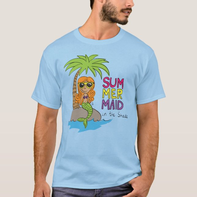 Mermaid Cute Kids T-Shirt (Front)