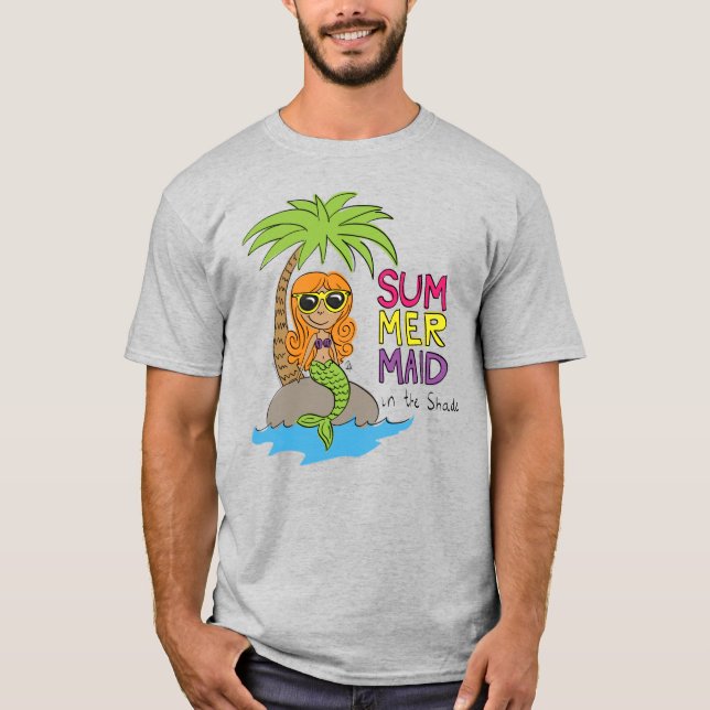 Mermaid Cute Kids T-Shirt (Front)