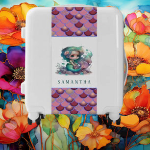Mermaid Cute Ocean Luggage