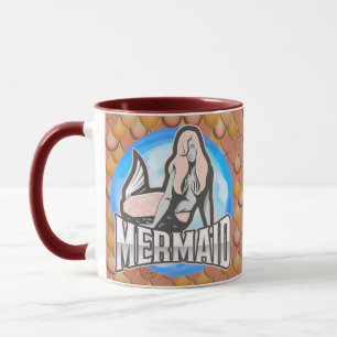 Mermaid Cute PINK Mug