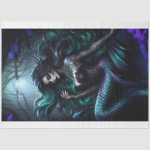 Mermaid Dark Tissue Paper