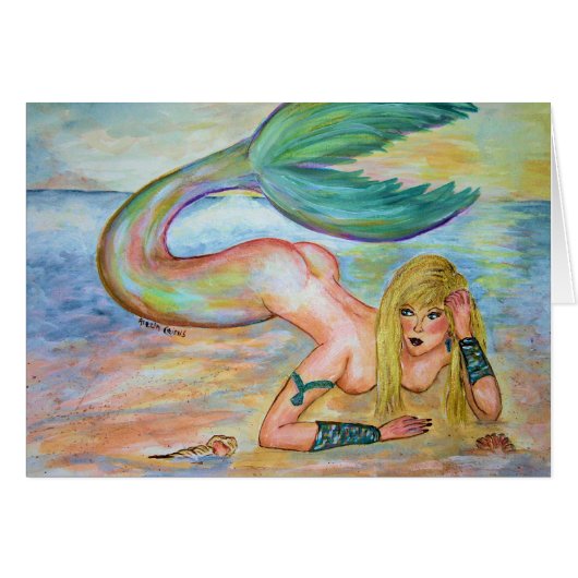 Mermaid -Deep Thoughts Cards (Front Horizontal)