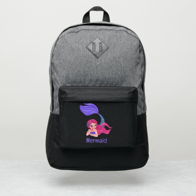 Mermaid Design Backpack